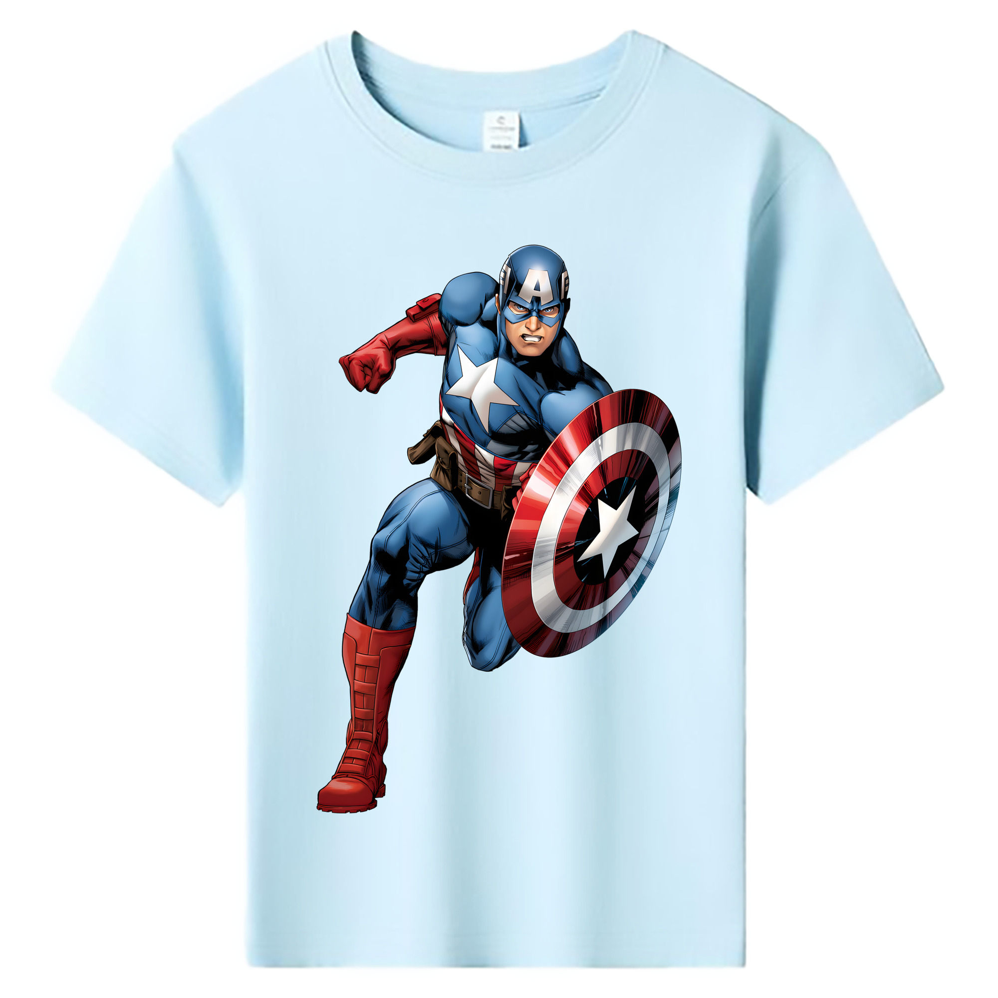 （画像用） アベンジャーズ The Avengers 綿100％キッズTシャツ（フロントプリント）